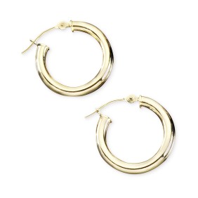 14k Gold Hoop Earrings (18mm)