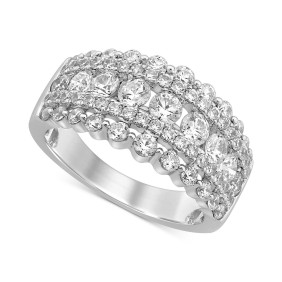 Diamond Anniversary Ring (2 ct. ) in 14k White Gold