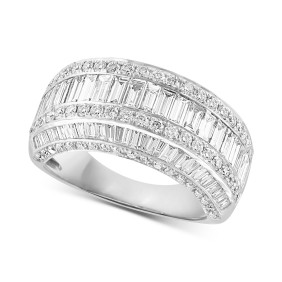Limited Edition Diamond Baguette Ring (2-5/8 ct. ) in 14k White Gold