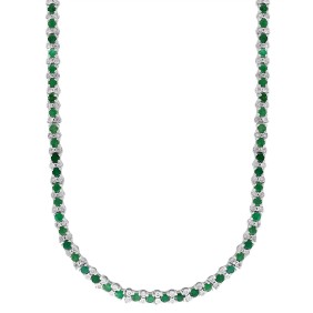 Emerald (7-5/8 ct. ) & Diamond (7/8 ct. ) 18