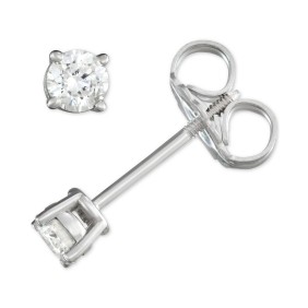 Diamond Stud Earrings (1/4 ct. ) in 14k White  Yellow or Rose Gold