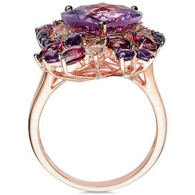 Crazy Collection® Multi-Stone Ring in 14k Strawberry Rose Gold (8 ct. )