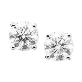 Diamond Stud Earrings (1 ct. ) in 14k Gold or White Gold