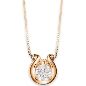 Bezel-Set Diamond (1/12 ct. ) Pendant Necklace in 14k Gold